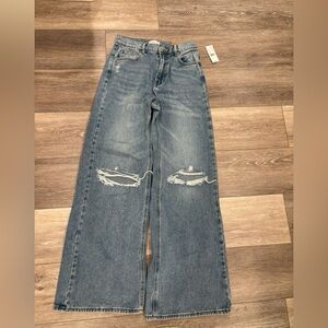 PacSun Blue Flare & Wide Leg Jeans BRAND NEW